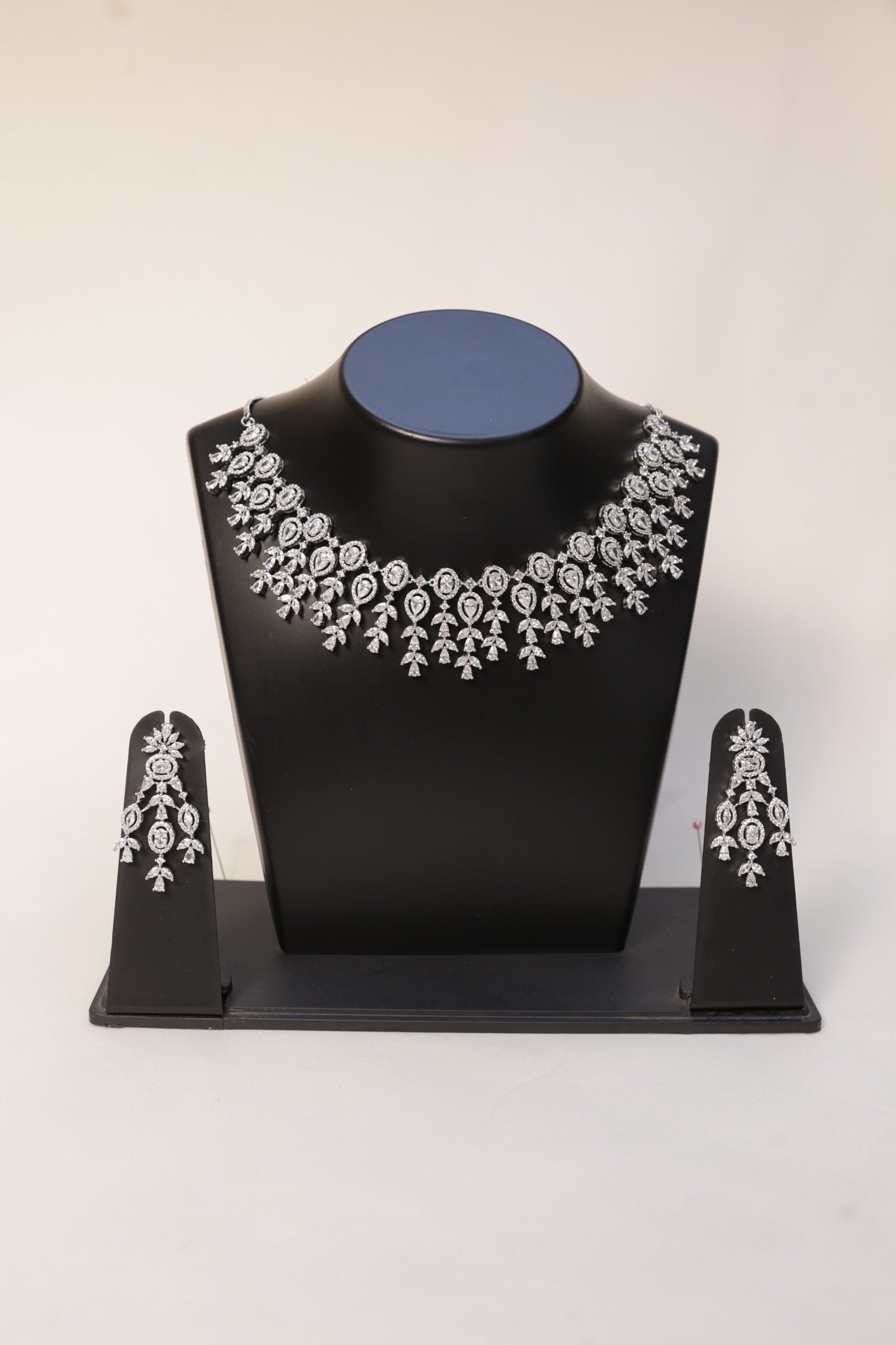 American Diamonds Necklace & Earrings