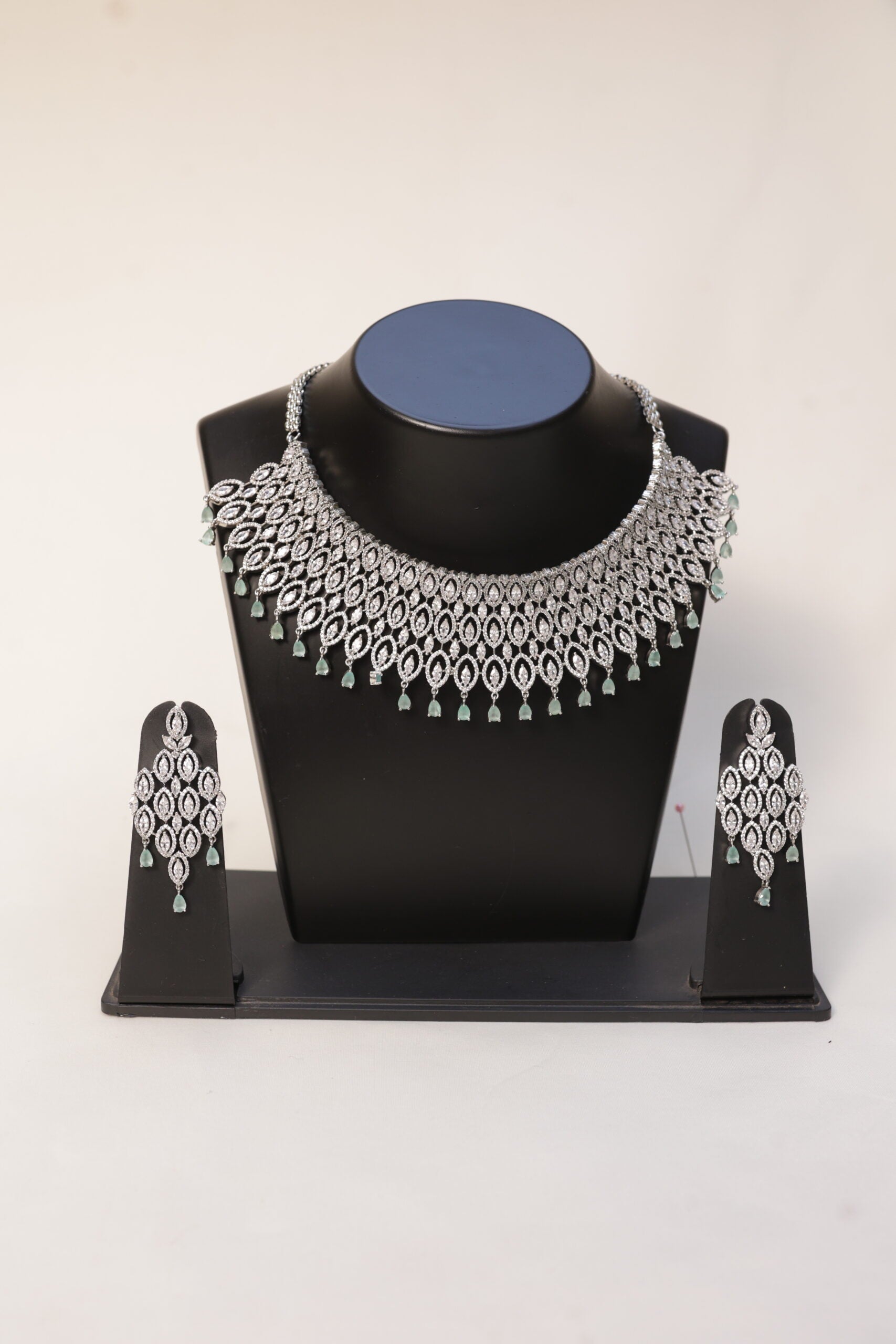 American Diamond Necklace & Earrings